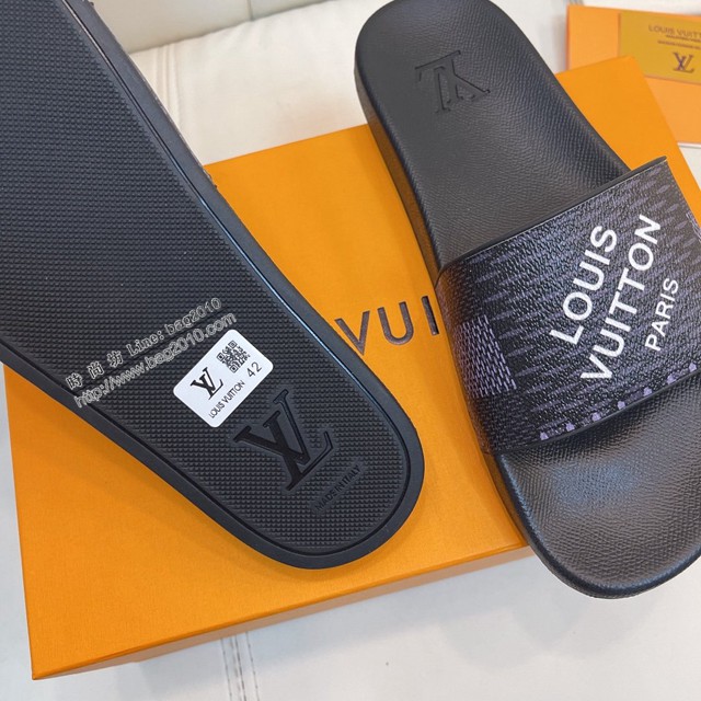 LV專櫃經典款涼拖鞋 高版本LOUIS VUITON路易威登最新款拖鞋情侶款 dx2707